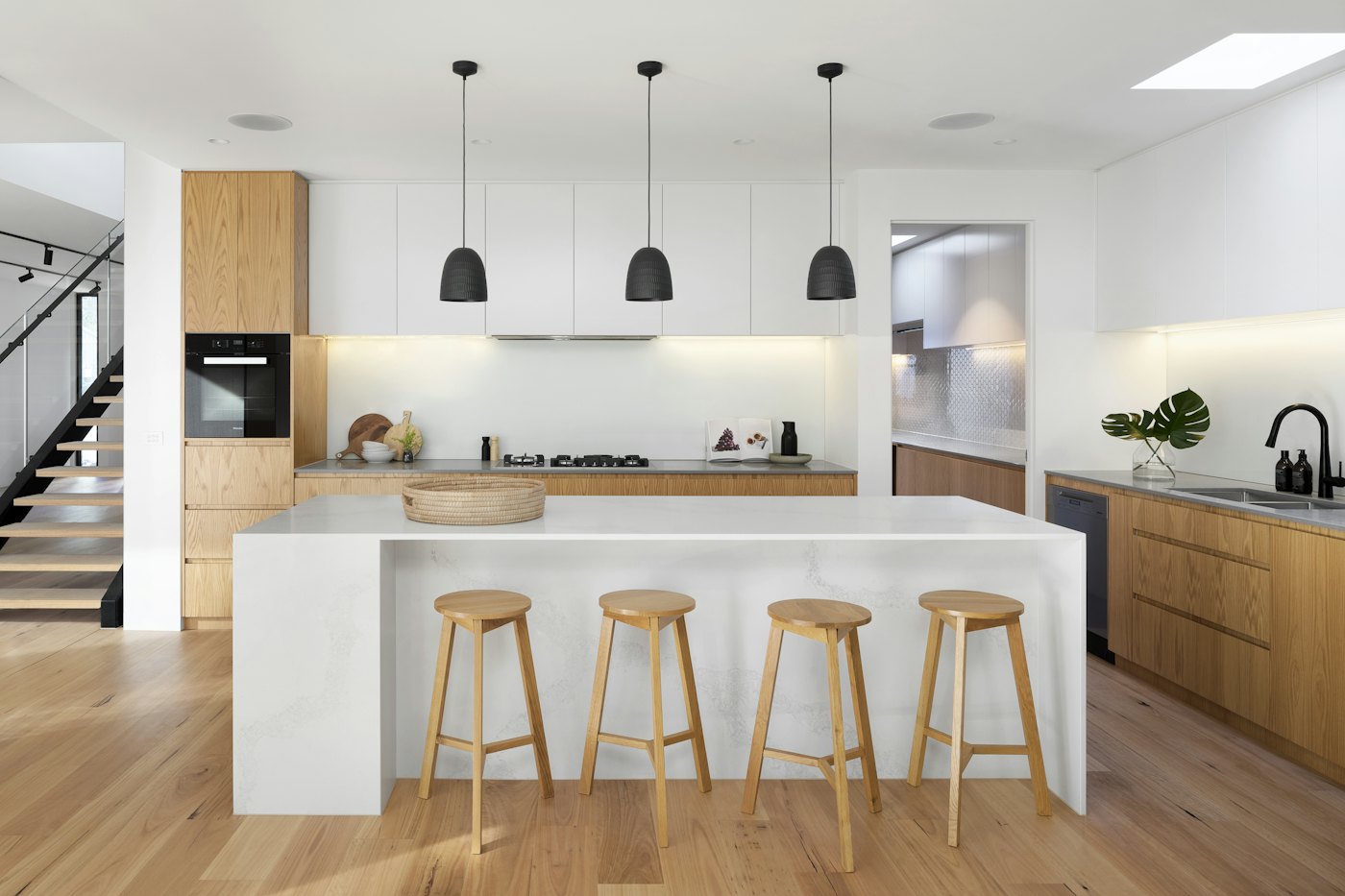 A modern kitchen